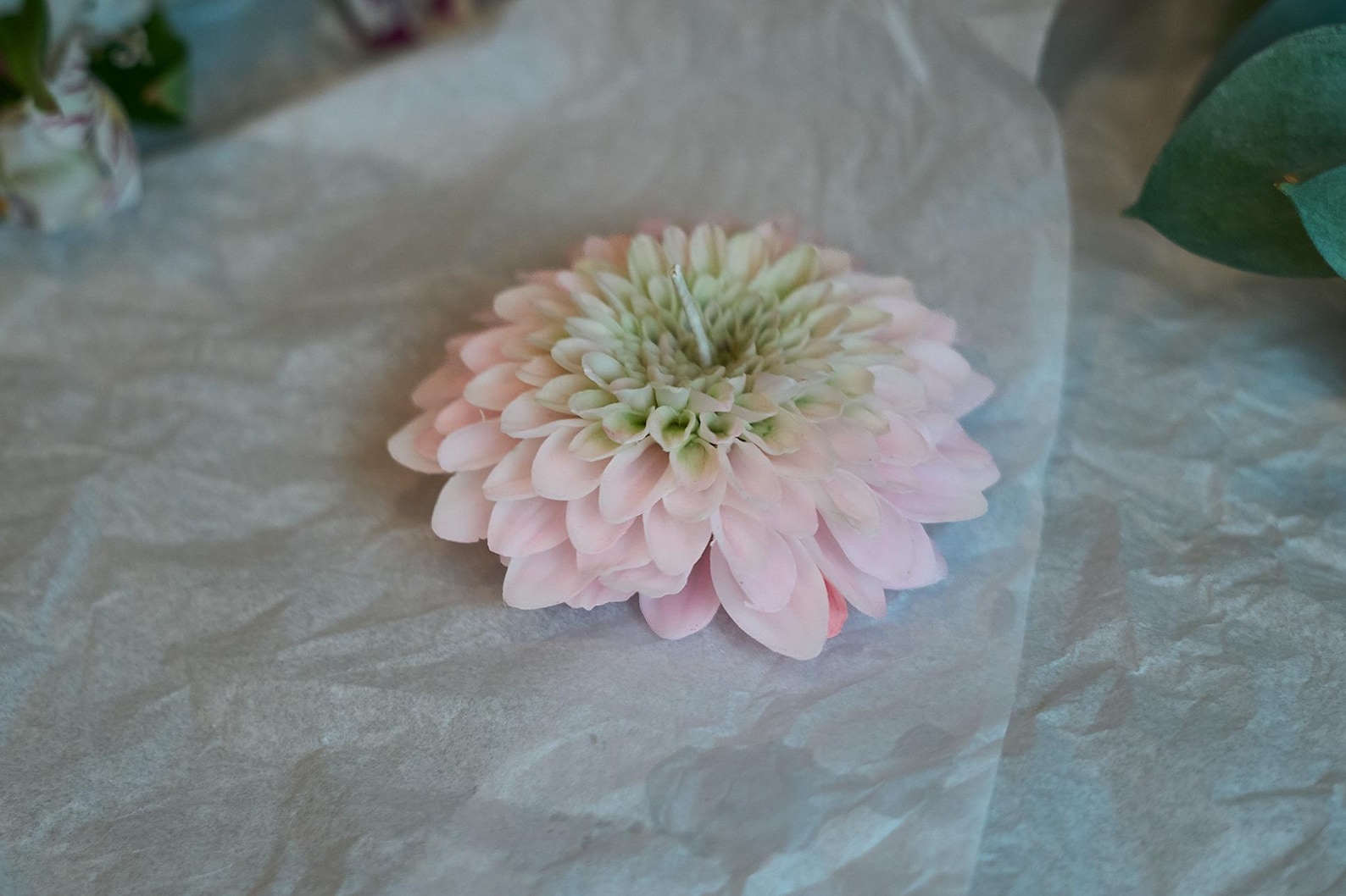 Realistic Dahlia Candle 3