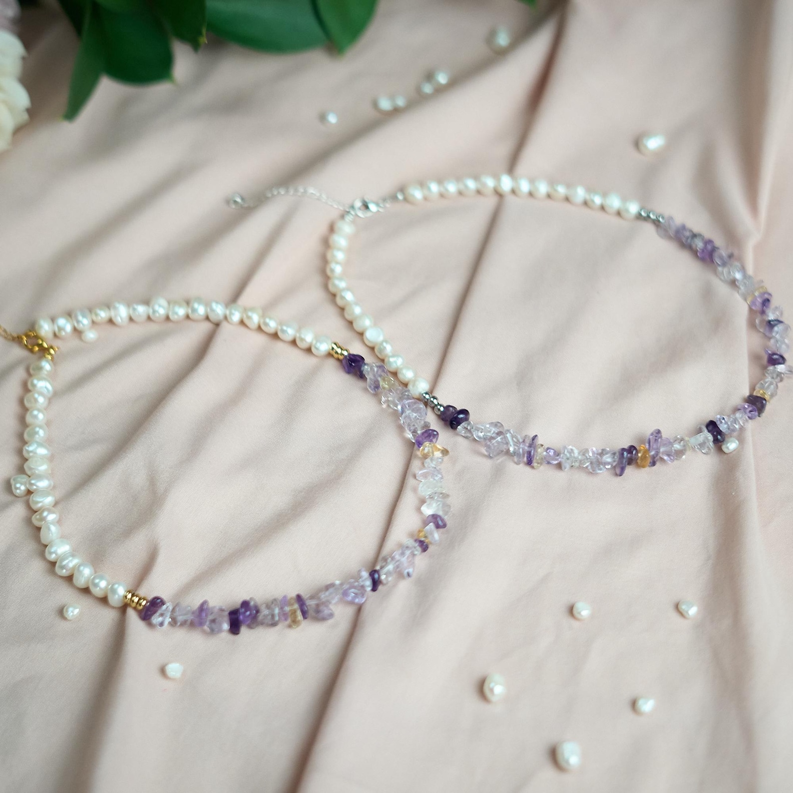Freshwater Pearl Ametrine Set