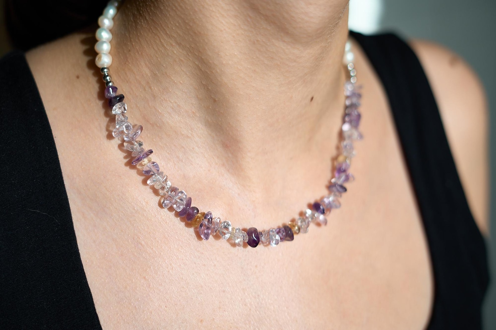 Freshwater Pearl Ametrine Set 2