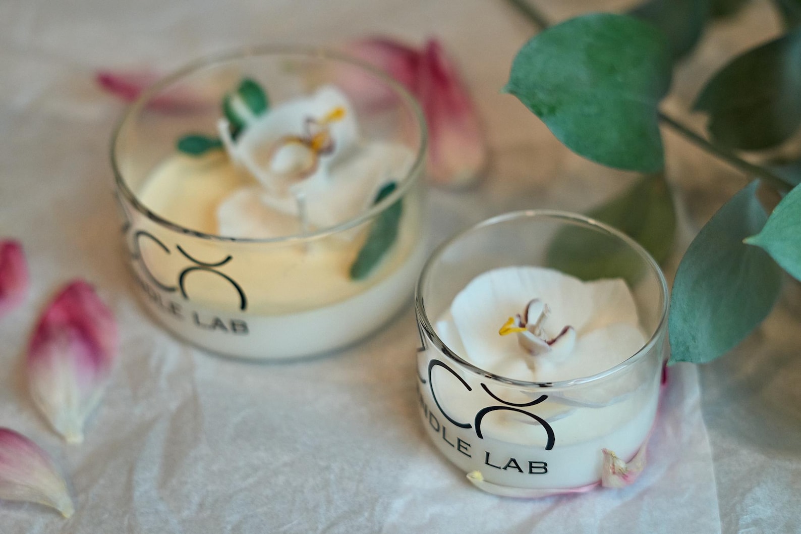 Realistic Orchid Candle 2