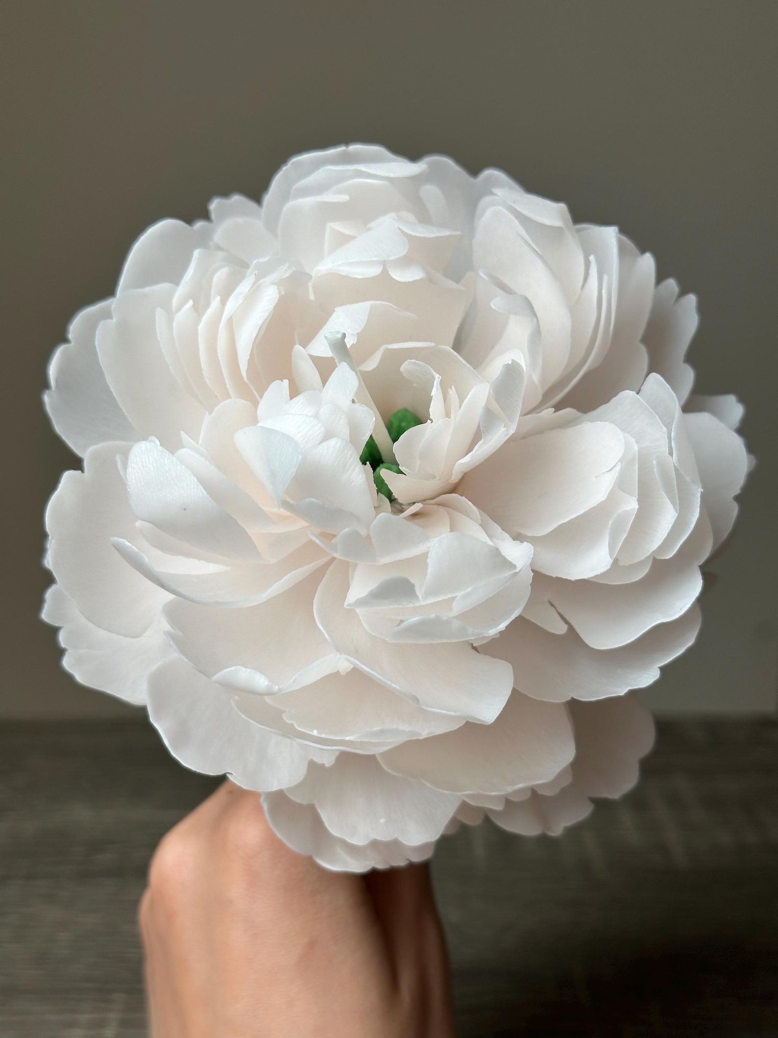 Realistic Peony Candle 3