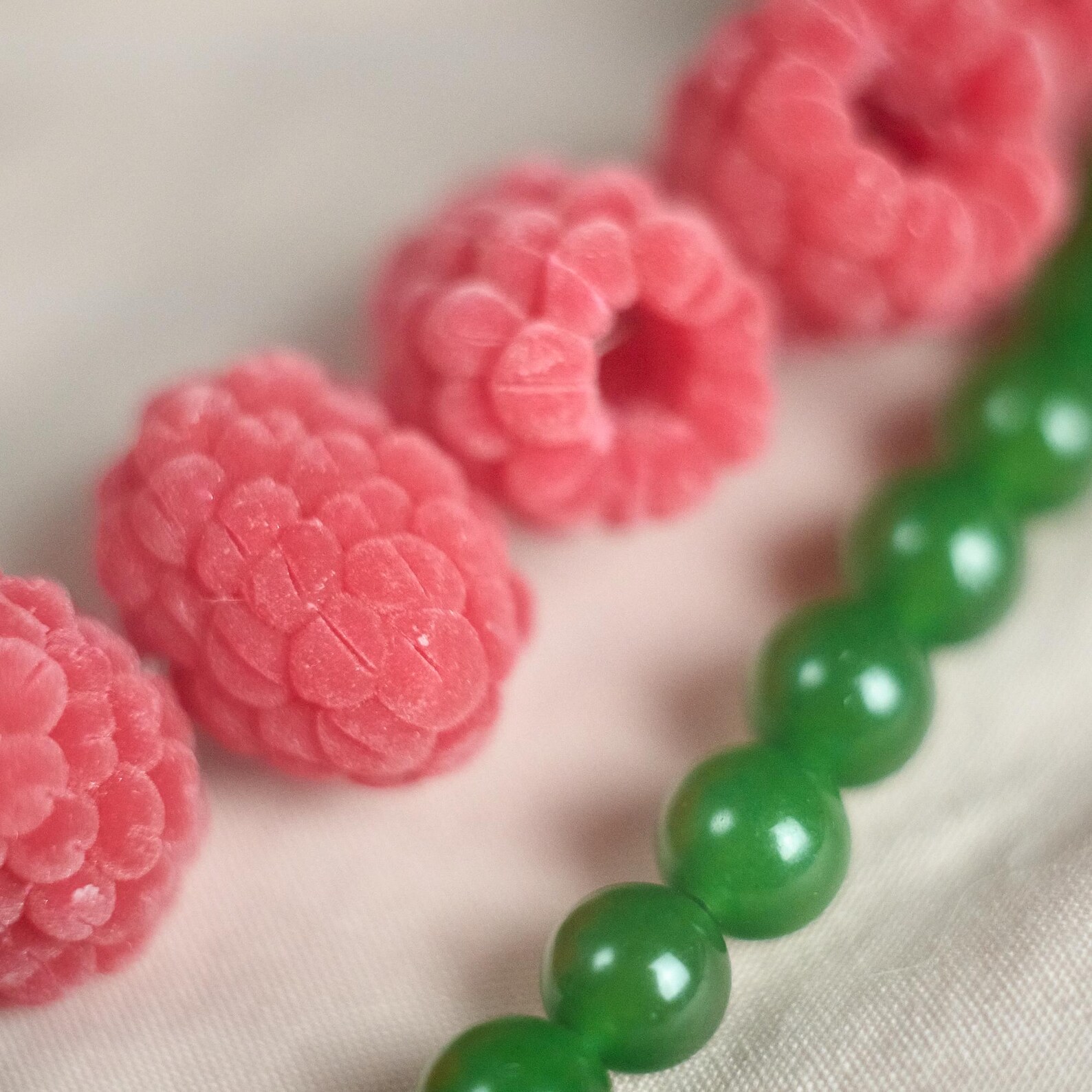 Raspberry Green Jade Set 3