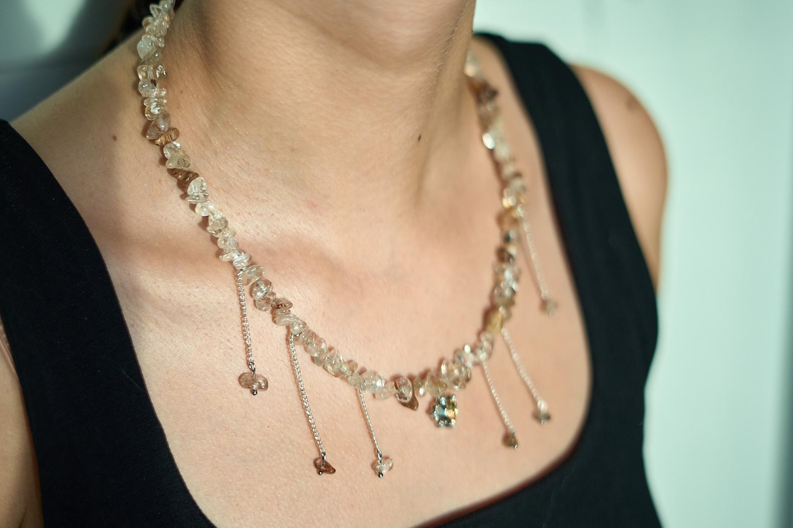 Rutilated Quartz Choker