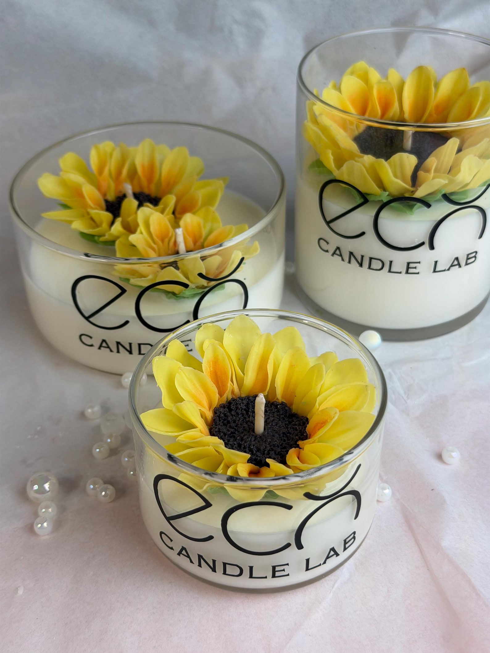 Realistic Sunflower Candle 2
