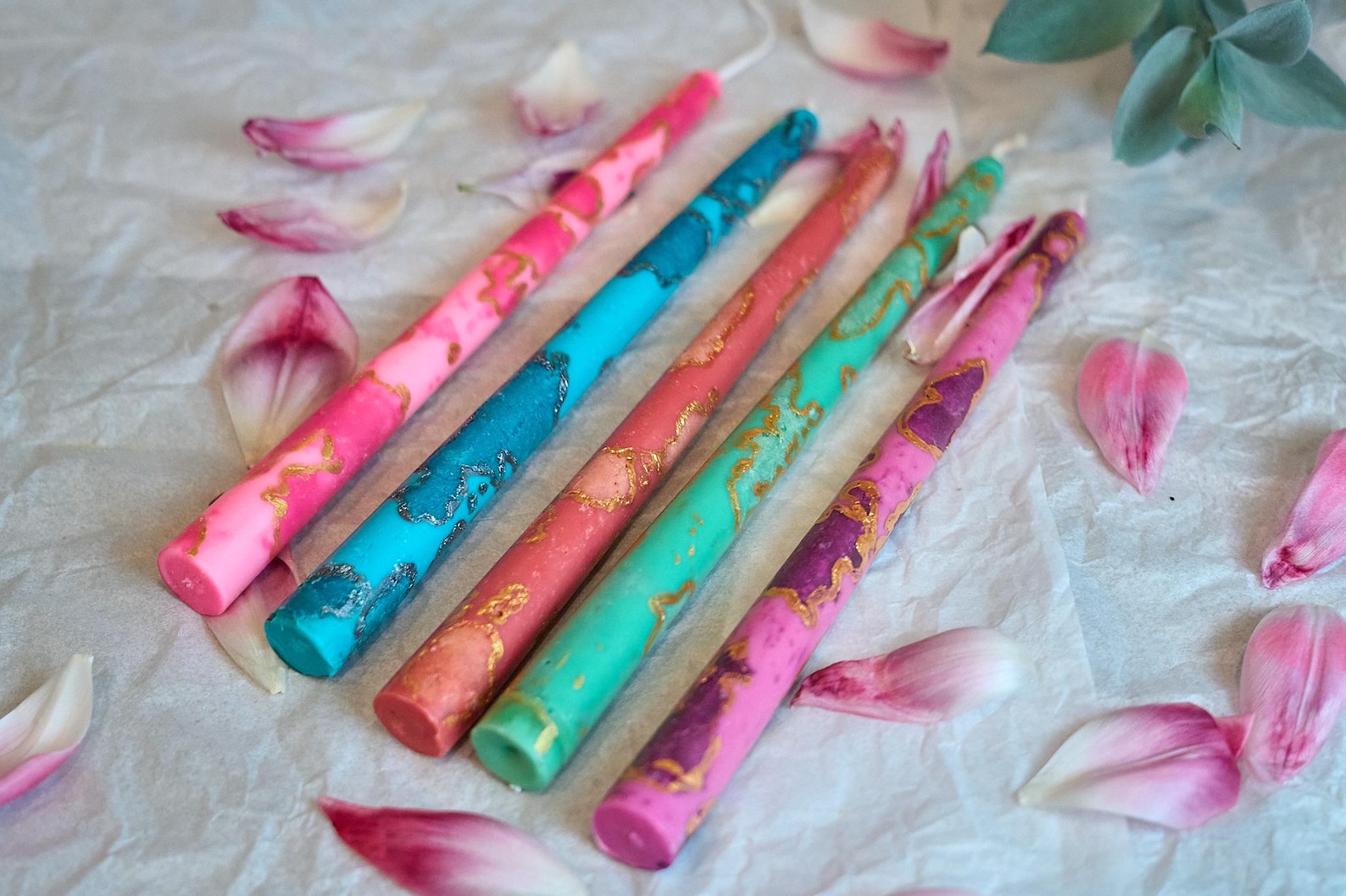 Soy Beeswax Taper Candles, Set of Two 2