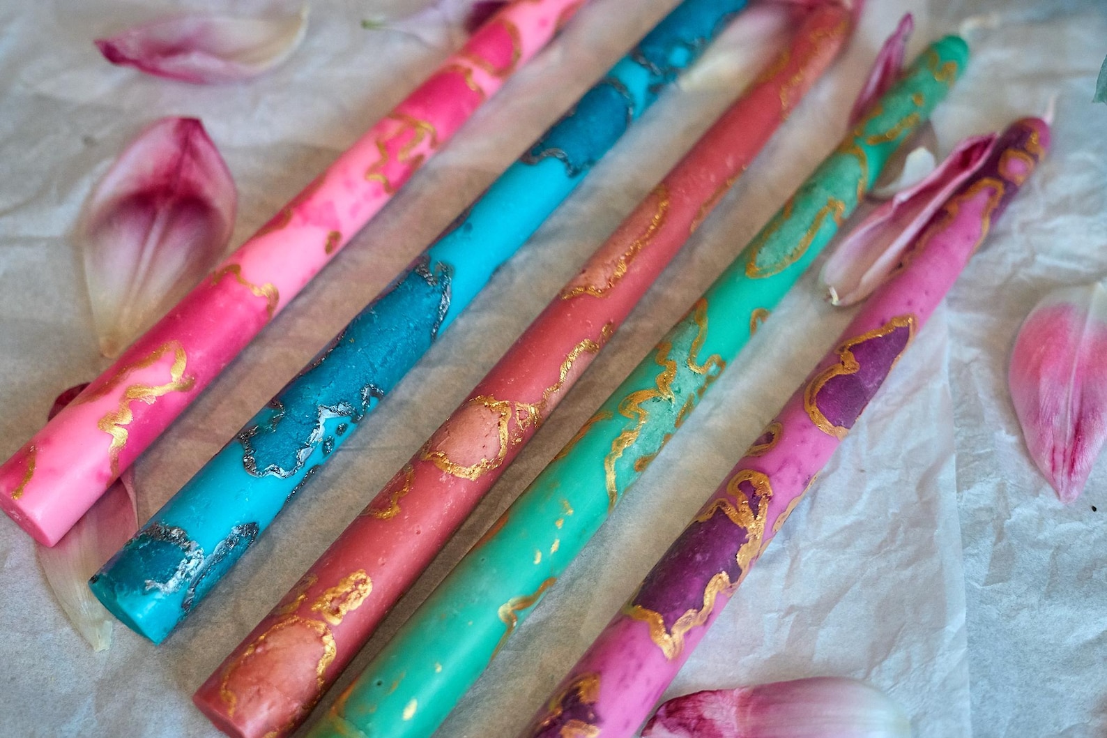 Soy Beeswax Taper Candles, Set of Two 3